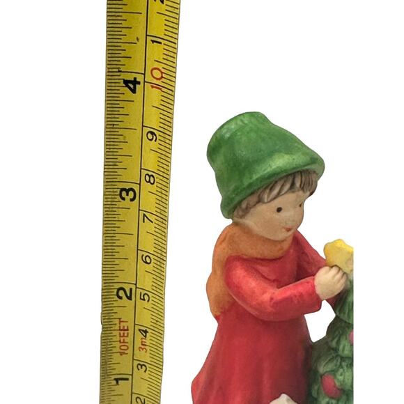 NAPCOWARE Merry Christmas Tree Girl Pet Figurine COUNTRY COUSINS Winter 660 - Picture 4 of 7